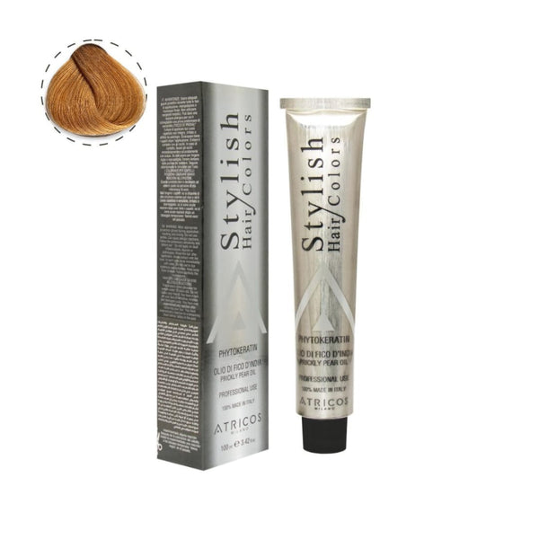 Atricos Milano Stylish Hair Color – Golden Series | Professional Permanent Cream Hair Color 100ml