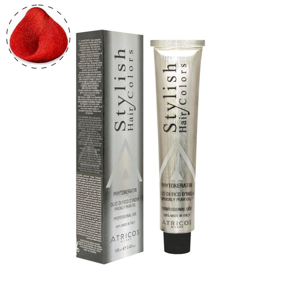 Stylish Hair Colors packaging and tube on a white background