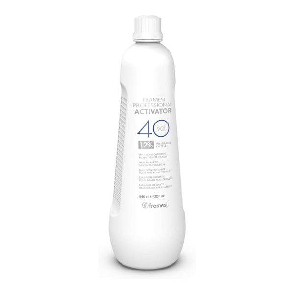 Framesi Professional Activator 946ml – Advanced Oxidizing Cream Developer for Vibrant, Long-Lasting Hair Color (10/20/30/40 Vol)