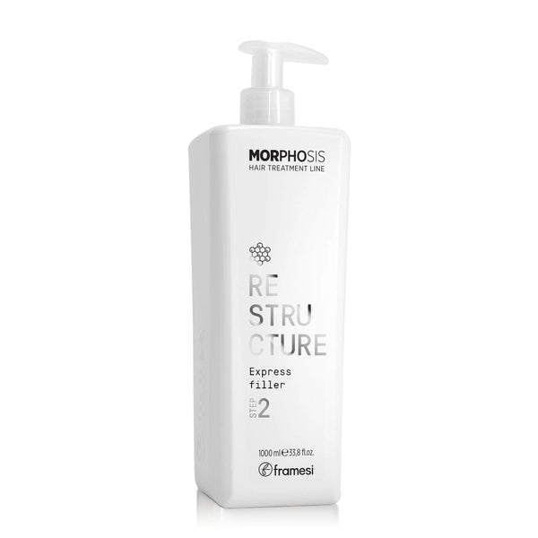 Framesi Morphosis Restructure Express Filler Step 2 – Professional Hair Reconstructor Gel for Volume & Strength (1000 ml)
