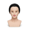 Globalstar Mannequin Training Head – Professional Black Hair Practice Head for Hairdressing