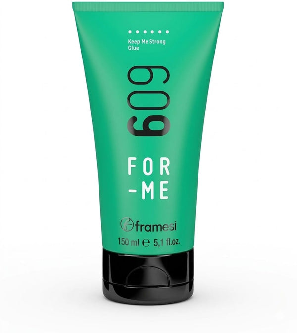Framesi FOR-ME 609 Keep Me Strong Glue 150ml – Extra Strong Hold Hair Gel for Sculpted Styles