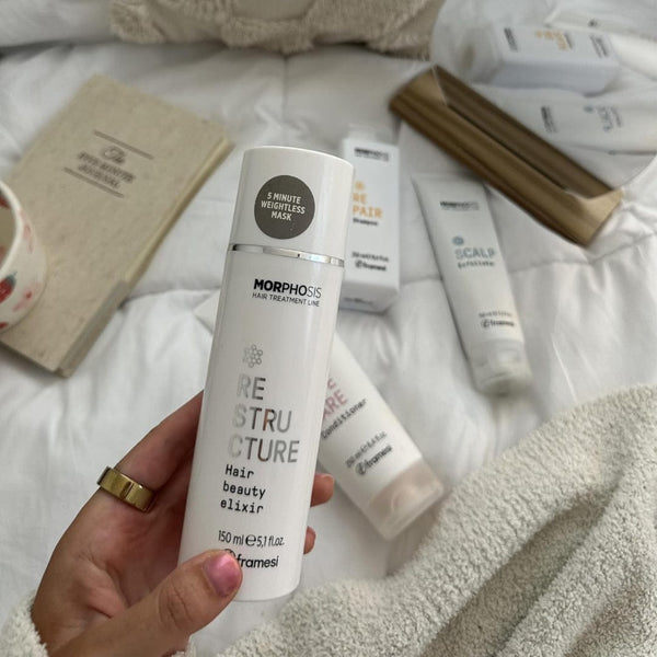 Framesi Morphosis Restructure Hair Beauty Elixir 5.1 fl oz – Regenerating Hair Mask with Phytocollagen & Hyaluronic Acid