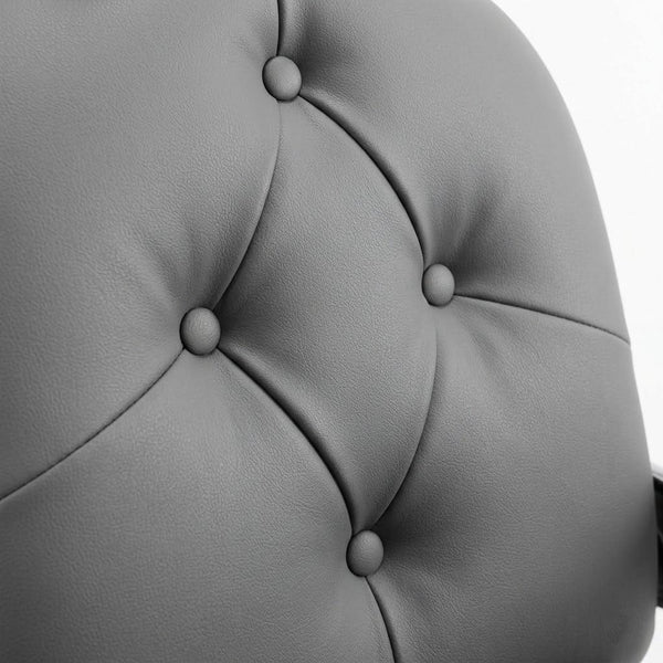 Globalstar Grey Premium Barber Chair JY6631 (JJ020) – 360° Rotating Reclining Luxury Salon Chair