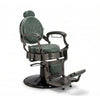 Globalstar Barber Chair Green Black BX-2951-1 – 360° Rotating Reclining Professional Salon Chair
