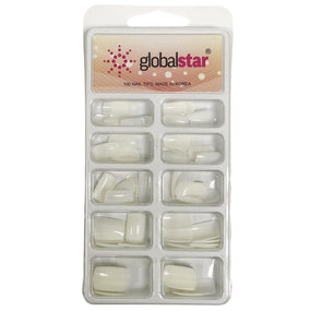 Globalstar Acrylic Natural Nail Extension Tips 1x100 TR-14 - Awarid UAE