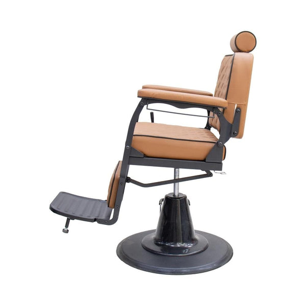Globalstar Brown Barber Chair BS-3107 – Modern Hydraulic Salon Chair for Men and Women