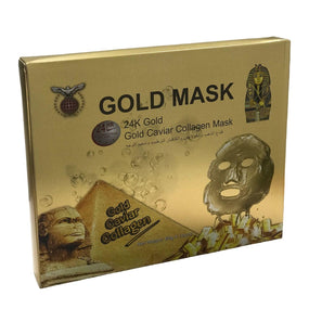 Black 24k Gold Caviar Collagen Mask 1pc 60g - Awarid UAE