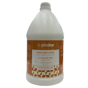 Globalstar Hand & Body Lotion Warm Vanilla & Honey 3.8L