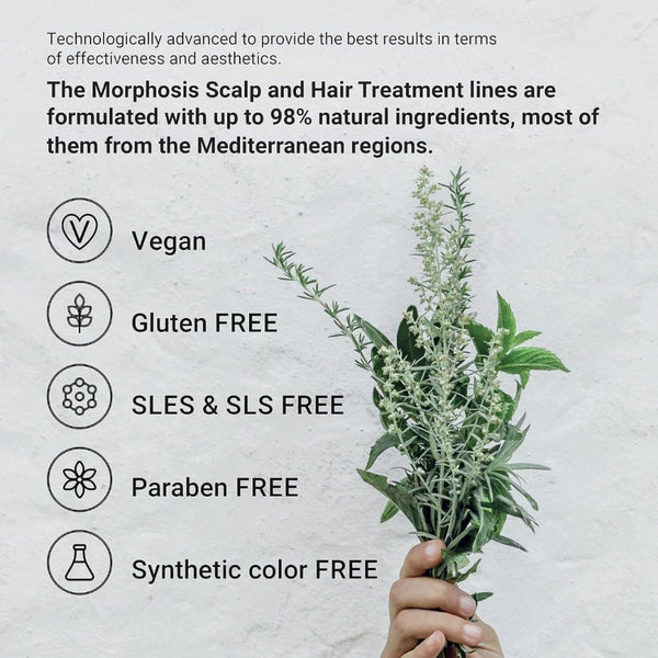 Framesi Morphosis Restructure Shampoo 250ML – Repair & Revitalize Damaged Hair with Hyaluronic Acid & Vegan Collagen