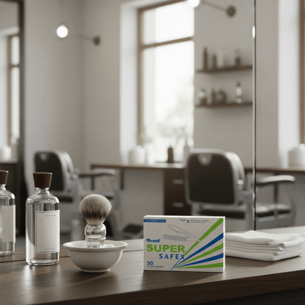 Treet Super Safex Disposable Salon Razors – Pack of 50 Platinum Blade Razors for Professional Barbers