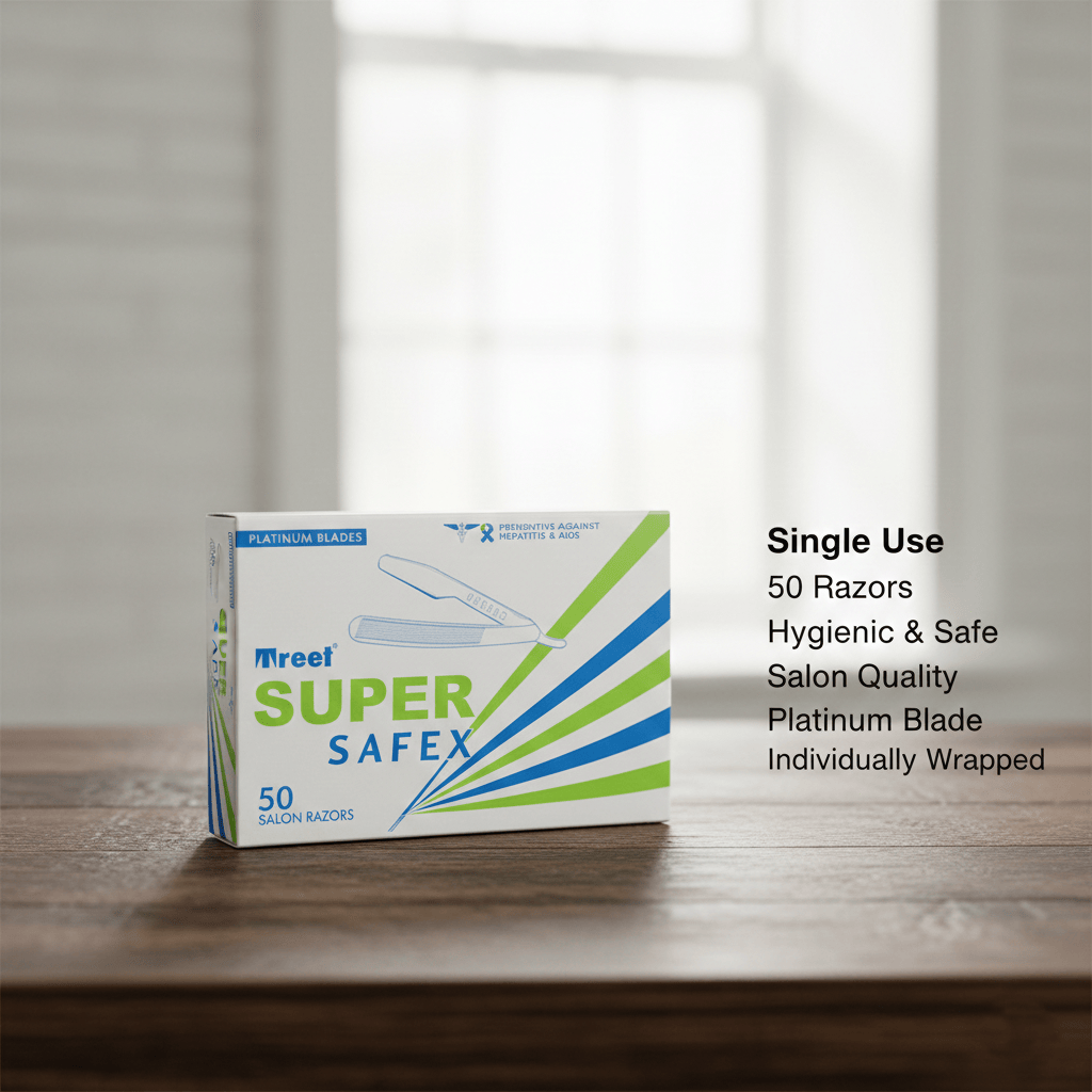 Treet Razor Golden Treet Super Safex Disposable Razors | Pack of 50 | Awarid.com – Awarid UAE