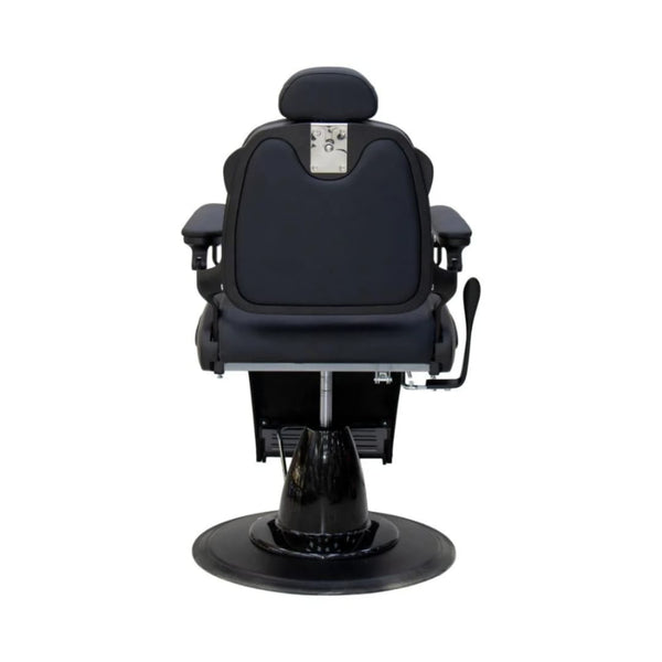 Globalstar AW-9138B Classic Barber Chair – Full Black Premium Hydraulic Salon Chair