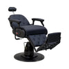Globalstar AW-9138B Classic Barber Chair – Full Black Premium Hydraulic Salon Chair