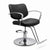 Globalstar AW-556-B Premium Black Leather Styling & Makeup Chair – Stainless Steel Salon Chair for Women