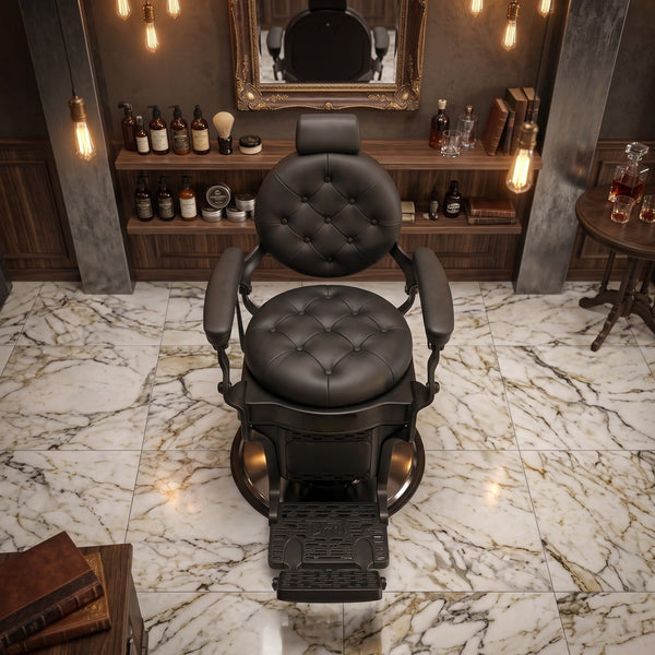 Globalstar Classic Barber Chair Aluminum AW-9147