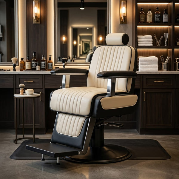 Globalstar BX-2959-3 Premium Barber Chair for Professional Salon