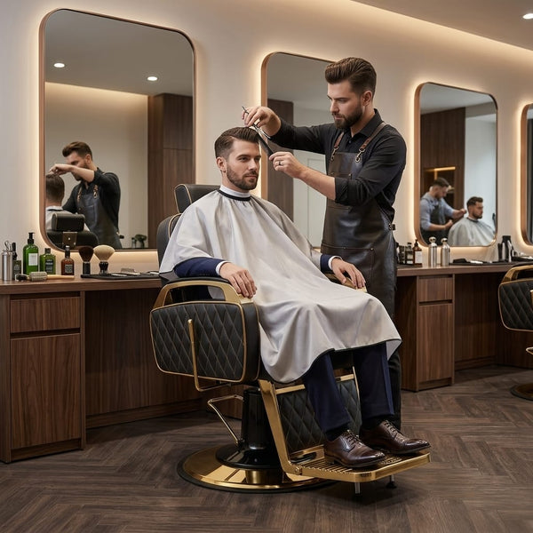 Globalstar BX-2981-C-1 Luxury Barber Chair for Professional Salon