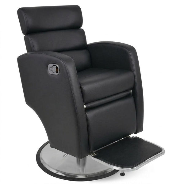 Globalstar BX-3071 Black Ladies Manual Reclining Salon Chair for Professional Beauty Salons