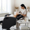 Globalstar BX-3071 Black Ladies Manual Reclining Salon Chair for Professional Beauty Salons
