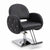 Globalstar BX-3010 ladies salon chair infographic showing premium PU leather upholstery, ergonomic curved backrest, padded armrests, crystal button tufting, hydraulic lift, chrome footrest and heavy-duty chrome base