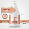 Globalstar Pure Acetone 3.78L on marble nail salon station with colourful nail polish collection, cotton roll, cuticle pushers and orangewood sticks in luxury salon