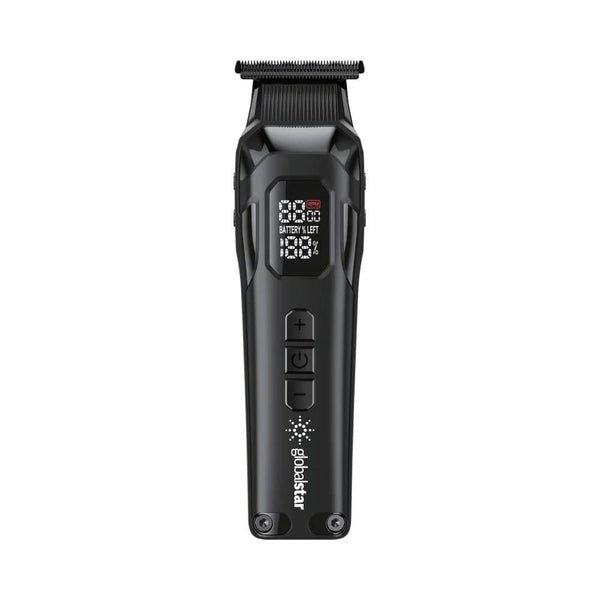 Globalstar Professional Detail Trimmer 8000 RPM – High-Speed Type‑C Rechargeable Hair & Beard Clipper with LED Battery Display