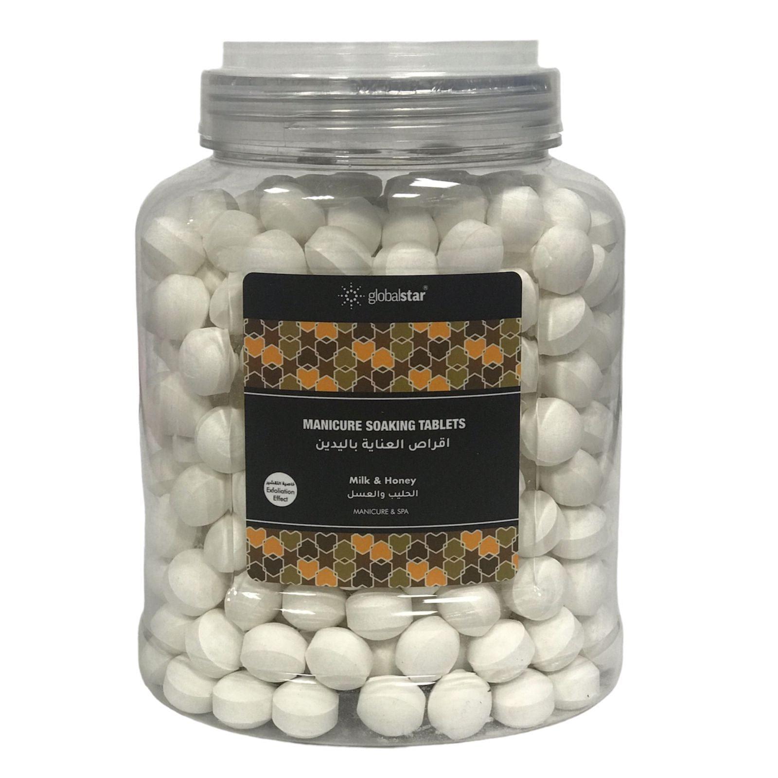 Globalstar Manicure Soaking Tablets Milk And Honey 1000g