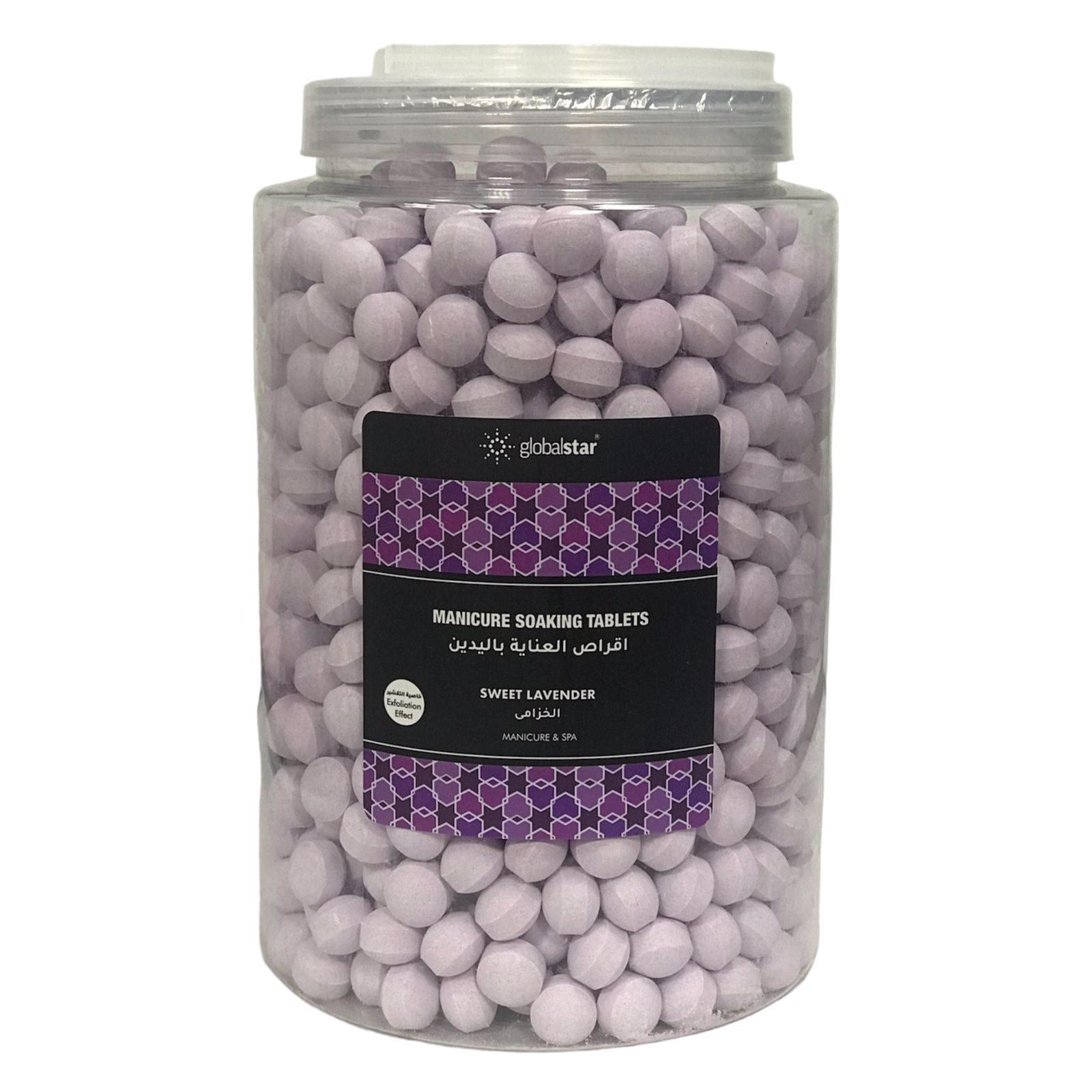 Globalstar Manicure Soaking Tablets Lavender 2800g