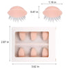 Globalstar 3 Pairs Silicone Eyelid With Lashes Replacement For Training Head HJ-105 - Awarid UAE