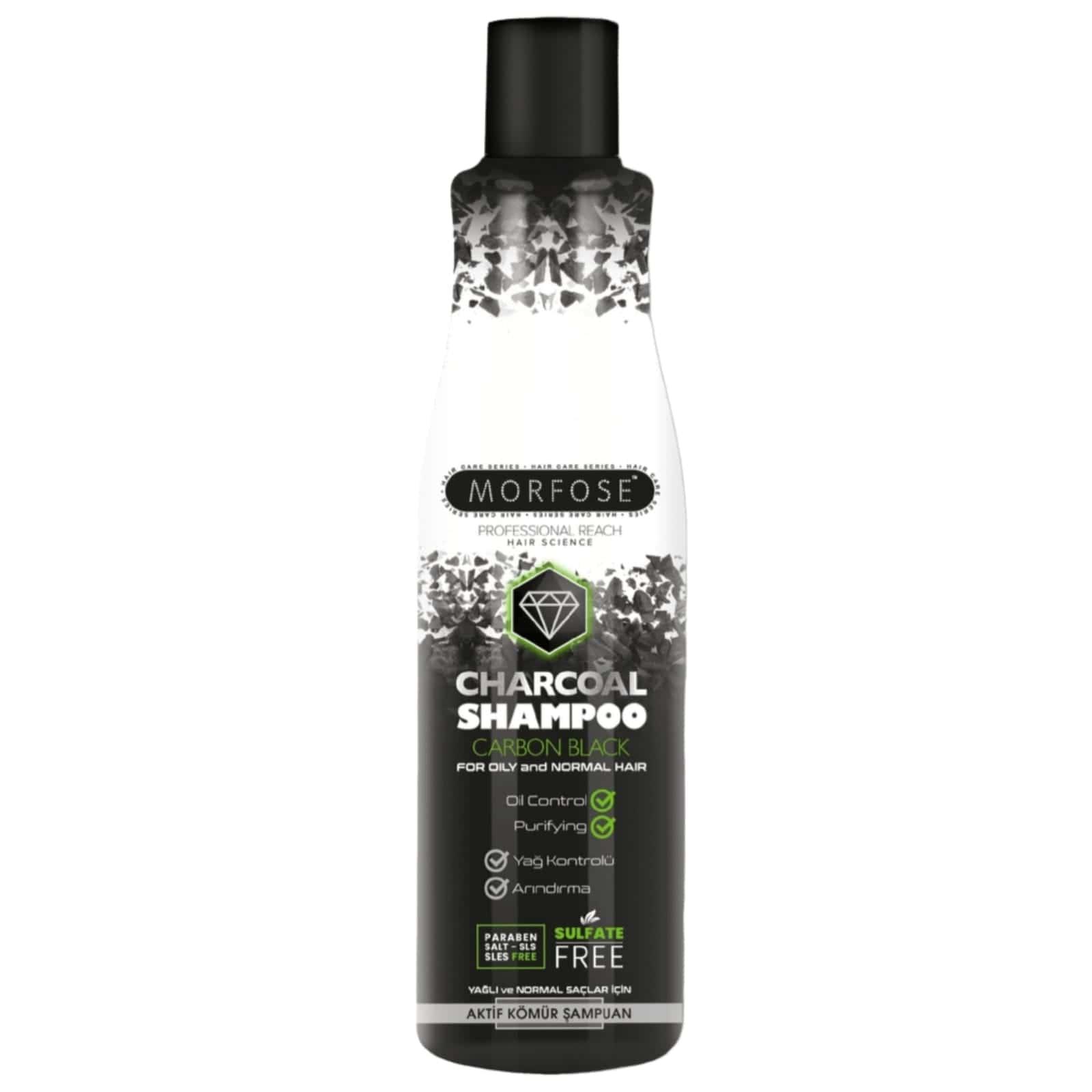 Morfose Charcoal Carbon Black Hair Shampoo 500ml