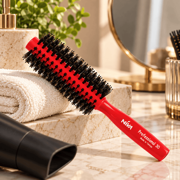 Niva Brushes Professional 30 Round Hair Brush – 35mm