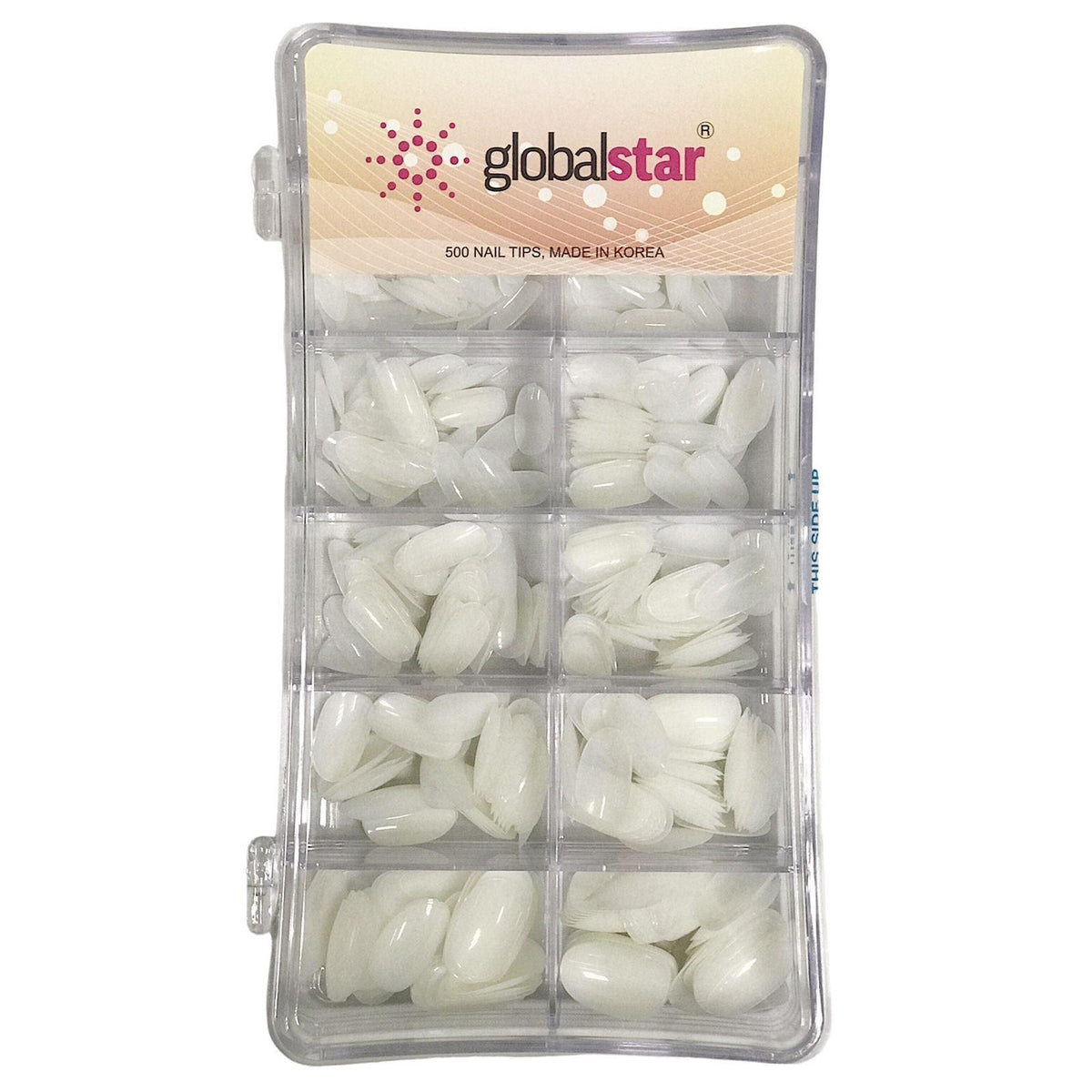 Globalstar Natural Nail Tips 1x500Pcs TR-12