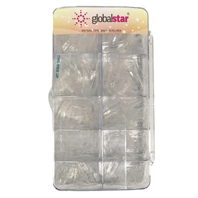 Globalstar Clear Natural Nail Tips 1x500Pcs TR-8C - Awarid UAE