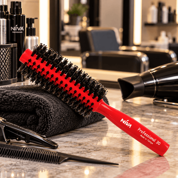 Niva Brushes Professional 30 Round Hair Brush – 35mm