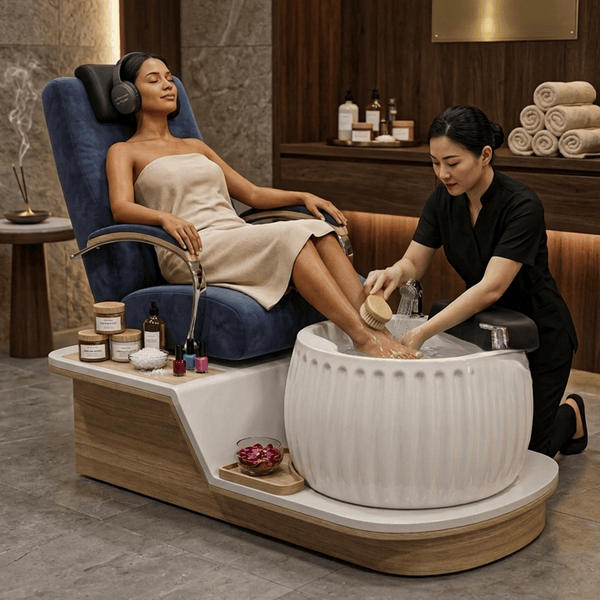 Globalstar R-9007 Fiberglass Pedicure Basin – Professional Salon Foot Spa & Pedicure Bowl