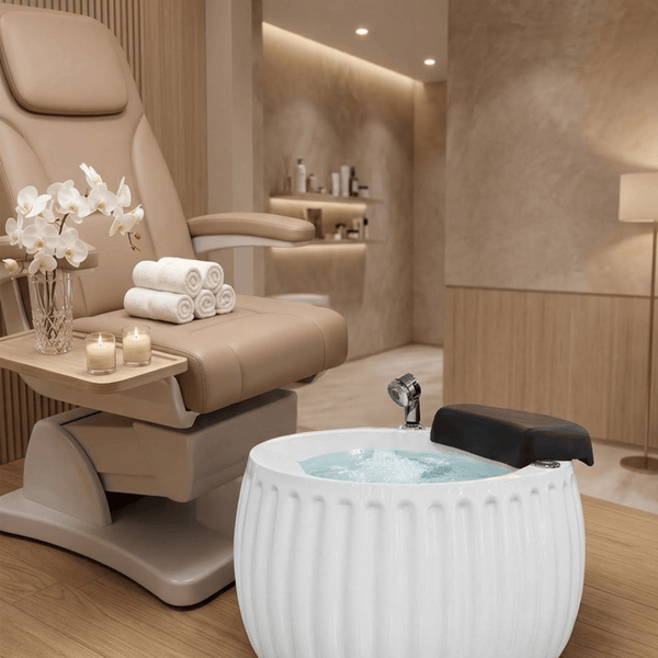 Globalstar R-9007 Fiberglass Pedicure Basin – Professional Salon Foot Spa & Pedicure Bowl