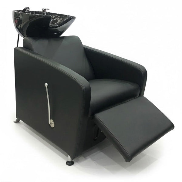 Globalstar Professional Salon Shampoo Chair – Adjustable Height, Reclining Backrest & Ceramic Basin