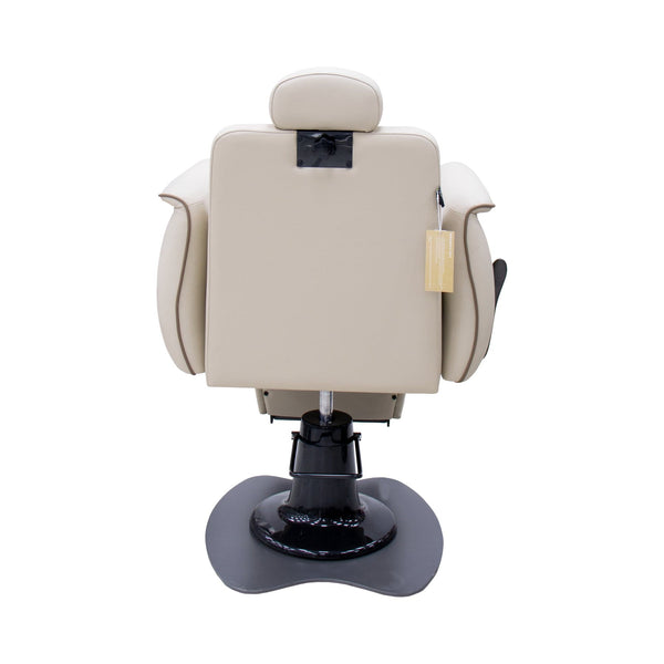 Globlastar Professional Beige Salon Chair –Luxury Hydraulic Beauty Chair for Salons