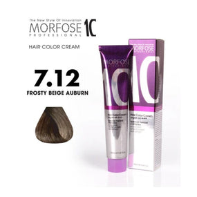 Morfose 10 Hair Color Cream in 7.12 Ash Blonde Irizé 100ml - Unveil Captivating Luminance