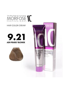 Morfose 10 Hair Color Cream in 9.21 Very Light Ash Blonde Iridescent 100ml - Captivating Luminance