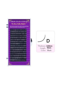 NAGARAKU Professional Eyelash Extensions 0.05D 10mm – Bold and Beautiful Lashes