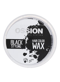 Morfose Black Hair Wax (100ml): Temporary hair color and strong hold for men's hairstyles.  pen_spark