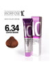 Morfose 6.34 Copper Brown Hair Color Cream (100ml): Rich & radiant copper hair color with Argan Oil.  pen_spark