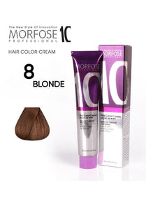 Morfose Blonde Hair Color Cream 8 - Enriched with Camellia, Macadamia & Argan