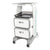 Globlastar Multi-Use Medical & Salon Trolley Cart with 2 Drawers – ABS Professional Rolling Utility Cart for Spa, Clinic, Hospital & Office