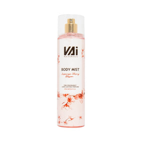 Vai Naturals Body Mist Japanese Cherry Blossom – Long-Lasting Floral Fragrance, 250ml