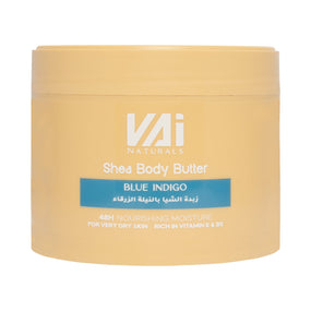 Vai Naturals Blue Indigo Shea Butter – Intense Moisture & Radiance for Dry Skin, 48H Nourishment