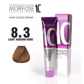 Morfose 8.3 Golden Blonde Hair Color Cream - Camellia, Argan & Macadamia Oils 100ml