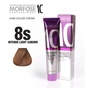 Morfose 10 Argan & Camellia Oil Hair Color Cream - Intense Blonde, 100ml